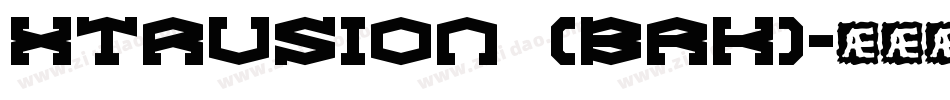 Xtrusion (BRK)字体转换